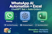 whatsapp automation with chatgpt and excel