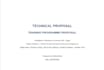 professional business proposals, technical proposals, and tenders