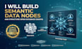 build semantic data nodes and structure open database graphs