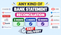 reconcile bank statement PDF to editable format