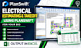 do electrical quantity takeoff and estimate for contractors in planswift