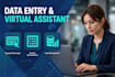 do accurate data entry typing and virtual assistant work