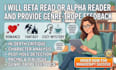 beta read, romance fantasy beta reader, alpha reader cozy mystery beta reader