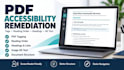 fix PDF accessibility, tags and reading order