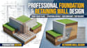 draft foundation and retaining wall design plans