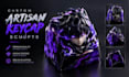 sculpt premium custom artisan keycaps, unique anime and fantasy models in zbrush