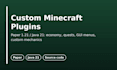 develop a custom minecraft paper plugin