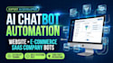 build ai customer support chatbot for your website,ecommerce stores,saas company