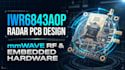 design iwr6843aop radar pcb , mmwave rf and embedded hardware