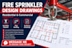 Create fire sprinkler system design drawings and pipe layouts by ...