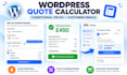 create a wordpress quote calculator with conditional fields and customer emails