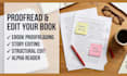 do ebook proofreading story editing structural edit alpha reader for your book