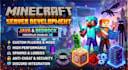 develop unique minecraft java and bedrock server