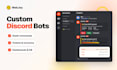build an advanced custom discord bot with dashboard and database
