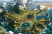 illustration fantasy map illustration