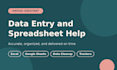 handle your data entry and spreadsheet organization
