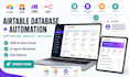 setup airtable database, automation, softr webapp, make com, n8n ai agent