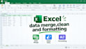 clean,merge,and reformatting the data in excel and csv files