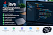 develop java programs and fix java bugs