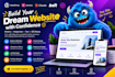 build and redesign stunning websites using claude ai, wordpress, bolt ai,advanc