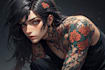 create dark tattoo art