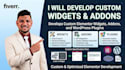 develop custom elementor widgets, addons, or wordpress plugins