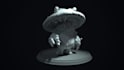 sculpt a custom 3d artisan keycap, figure, desk lamp
