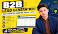 do b2b lead generation and GEO targeted verified email list