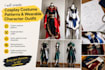 create cosplay custome patterns and wearable outfit