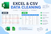 clean and format your excel and CSV data