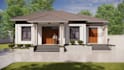 design modern 3d exterior rendering and house facade