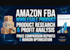 amazon wholesale product research and profit analysis