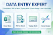do data entry typing work