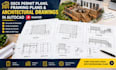 draw deck permit plans, framing plans and architectural drawings