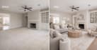 create realistic virtual staging and interior renovation