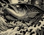 create a unique hand carved linocut illustration