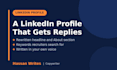 rewrite your linkedin profile headline and about section