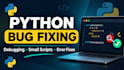 fix python bugs and write simple python scripts
