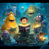 design a professional cartoon book cover