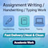 do assignment writing handwriting typing work