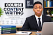 write engaging elearning course content, lessons, training materials, thinkific
