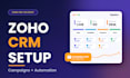 do zoho one zoho crm forms campaigns salesiq analytics setup