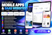 build scalable mobile apps with flutter bubble adalo and saas websites firebase