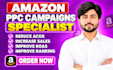 setup amazon ppc campaign, amazon ppc ads managment, amazon ppc expert