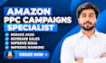 setup amazon ppc campaign, amazon ppc ads managment, amazon ppc expert