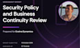 review your cybersecurity policy