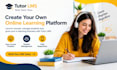 tutor lms, elearning website, online course website, lms website, wordpress lms