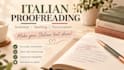 proofread and edit your italian text
