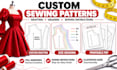 create custom sewing patterns, pattern grading and sewing instructions