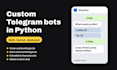 build a custom telegram bot in python